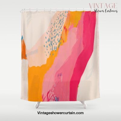 Abstract Line Shades Shower Curtain Offical Vintage Shower Curtain Merch