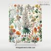 Adolphe Millot - Fleurs B - French vintage poster Shower Curtain Offical Vintage Shower Curtain Merch