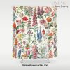 Adolphe Millot - Fleurs pour tous - French vintage poster Shower Curtain Offical Vintage Shower Curtain Merch