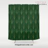 Art Deco Waterfalls // Emerald Green Shower Curtain Offical Vintage Shower Curtain Merch