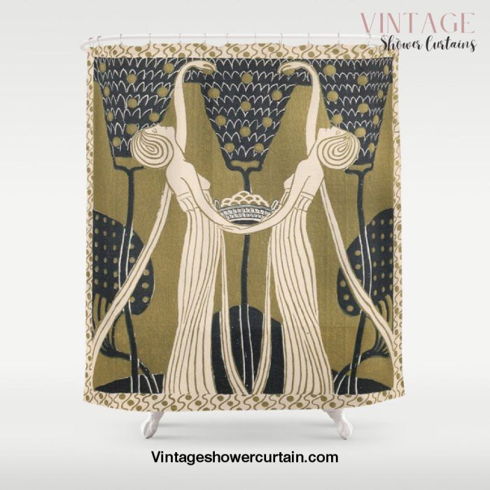 Art Nouveau Women Shower Curtain Offical Vintage Shower Curtain Merch