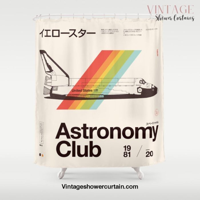 Astronomy Club Shower Curtain Offical Vintage Shower Curtain Merch