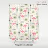 Atomic Flamingo Oasis - Larger Scale Â©studioxtine Shower Curtain Offical Vintage Shower Curtain Merch