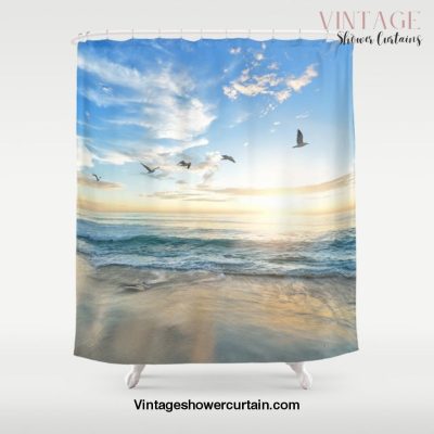 Beach Scene 34 Shower Curtain Offical Vintage Shower Curtain Merch