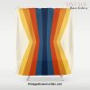 Bright 70's Retro Stripes Reflection Shower Curtain Offical Vintage Shower Curtain Merch