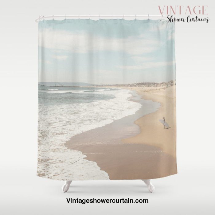 California Beach Shower Curtain Offical Vintage Shower Curtain Merch