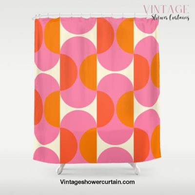 Capsule Sixties Shower Curtain Offical Vintage Shower Curtain Merch