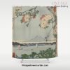 Cherry Blossoms on Spring River Ukiyo-e Japanese Art Shower Curtain Offical Vintage Shower Curtain Merch