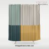 Color Block Line Abstract VIII Shower Curtain Offical Vintage Shower Curtain Merch