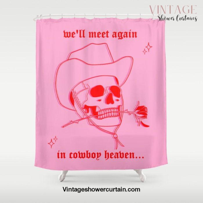 COWBOY HEAVEN Shower Curtain Offical Vintage Shower Curtain Merch