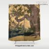 Cypress Tree - Japanese Eight-Panel Gold Leaf Screen - Azuchi-Momoyama-Period Shower Curtain Offical Vintage Shower Curtain Merch