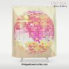 Disco Ball â€“ Pink OmbrÃ© Shower Curtain Offical Vintage Shower Curtain Merch