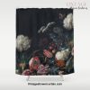 Dutch dark Dramatic Floral arrangement Shower Curtain Offical Vintage Shower Curtain Merch