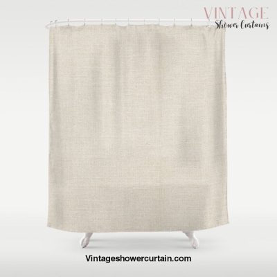 Farmhouse Burlap Shower Curtain Offical Vintage Shower Curtain Merch