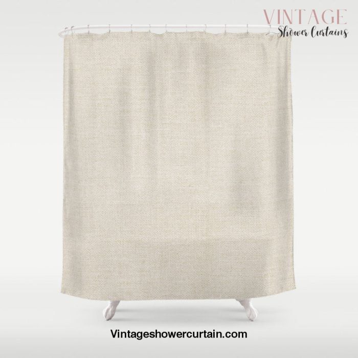 Farmhouse Burlap Shower Curtain Offical Vintage Shower Curtain Merch