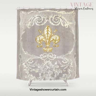 Fleur De Lis Shower Curtain Offical Vintage Shower Curtain Merch