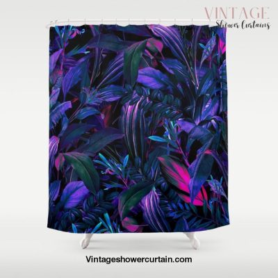 Future Garden Tropical Night Shower Curtain Offical Vintage Shower Curtain Merch