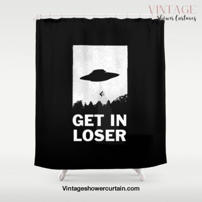 Get In Loser Shower Curtain Offical Vintage Shower Curtain Merch