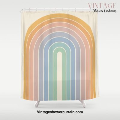 Gradient Arch - Rainbow III Shower Curtain Offical Vintage Shower Curtain Merch