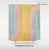 Gradient Curvature III Shower Curtain Offical Vintage Shower Curtain Merch