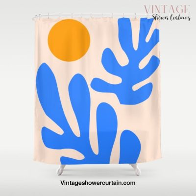 Henri Matisse - Leaves - Blue Shower Curtain Offical Vintage Shower Curtain Merch