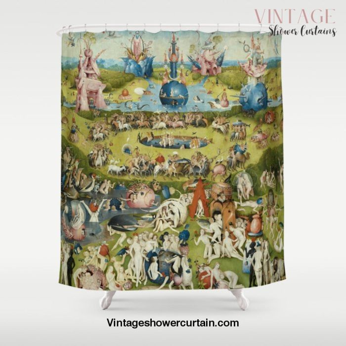 Hieronymus Bosch The Garden Of Earthly Delights Shower Curtain Offical Vintage Shower Curtain Merch