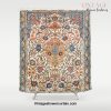 Isfahan Antique Central Persian Carpet Print Shower Curtain Offical Vintage Shower Curtain Merch