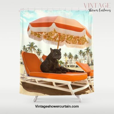 Miami Beach Shower Curtain Offical Vintage Shower Curtain Merch