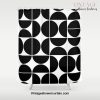 Mid Century Modern Geometric 04 Black Shower Curtain Offical Vintage Shower Curtain Merch