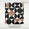 Mid-Century Modern Pattern No.1 - Concrete and Wood Shower Curtain Offical Vintage Shower Curtain Merch