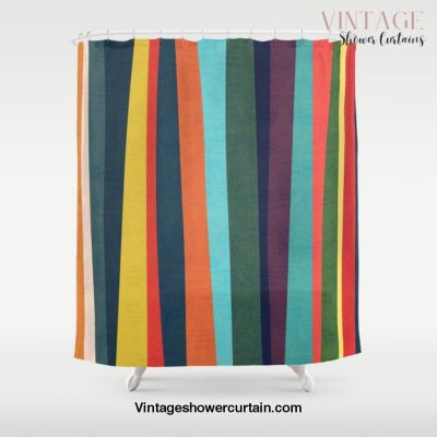 Mid-century zebra Shower Curtain Offical Vintage Shower Curtain Merch