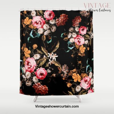 Midnight Garden IV Shower Curtain Offical Vintage Shower Curtain Merch