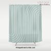 Minimal Line Curvature VII Shower Curtain Offical Vintage Shower Curtain Merch