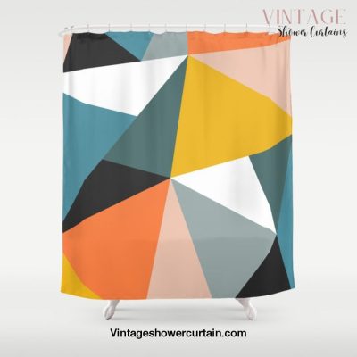 Modern Geometric 36 Shower Curtain Offical Vintage Shower Curtain Merch