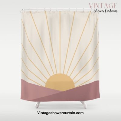 Morning Light - Pink Shower Curtain Offical Vintage Shower Curtain Merch