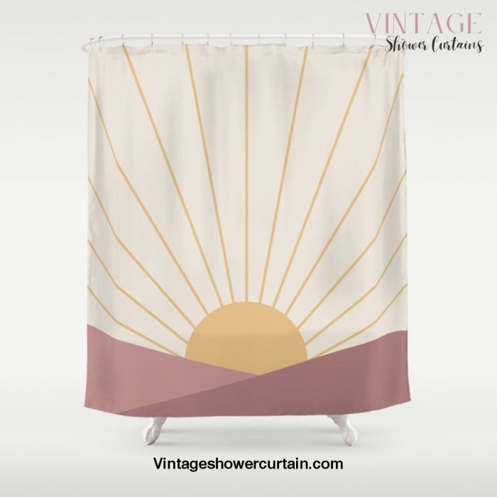 Morning Light - Pink Shower Curtain Offical Vintage Shower Curtain Merch