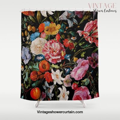 Night Garden XXXVI Shower Curtain Offical Vintage Shower Curtain Merch