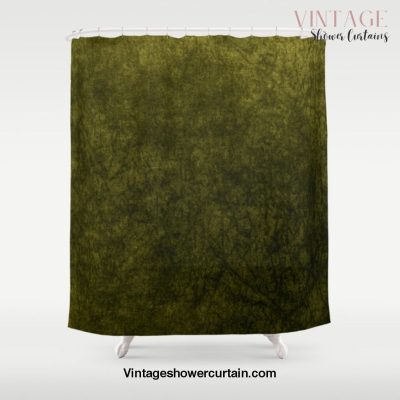 olive green velvet | texture Shower Curtain Offical Vintage Shower Curtain Merch