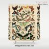 Papillon I Vintage French Butterfly Charts by Adolphe Millot Shower Curtain Offical Vintage Shower Curtain Merch