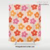 Retro 60s 70s Flowers Pattern #pattern #vintage Shower Curtain Offical Vintage Shower Curtain Merch