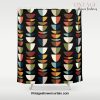 Retro Abstract, Vintage Mid Century Modern Shower Curtain Offical Vintage Shower Curtain Merch