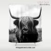 Scottish Highland Cattle Black and White Animal Shower Curtain Offical Vintage Shower Curtain Merch