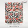 Shakhrisyabz Suzani Uzbekistan Antique Floral Embroidery Print Shower Curtain Offical Vintage Shower Curtain Merch