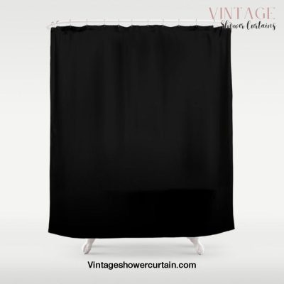 Simply Midnight Black Shower Curtain Offical Vintage Shower Curtain Merch