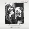 Smoking Nuns, Black and White, Vintage Wall Art Shower Curtain Offical Vintage Shower Curtain Merch