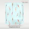 Swimmers in the pool Shower Curtain Offical Vintage Shower Curtain Merch