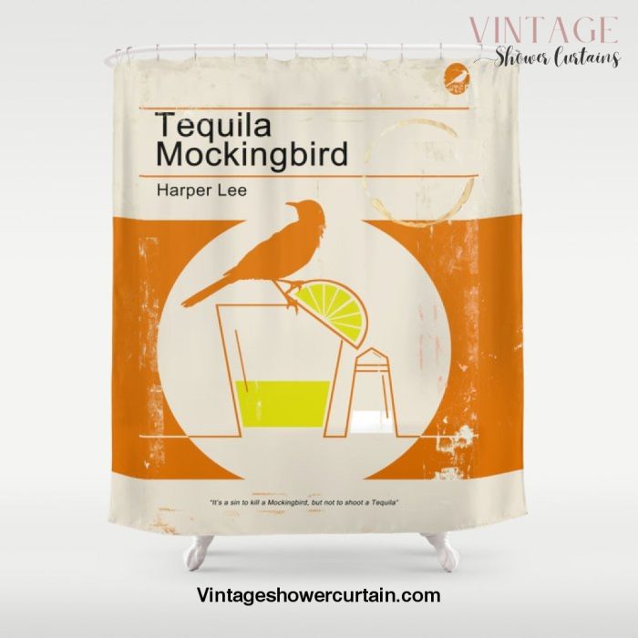 Tequila Mockingbird Shower Curtain Offical Vintage Shower Curtain Merch