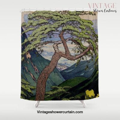 The Downwards Climbing Shower Curtain Offical Vintage Shower Curtain Merch