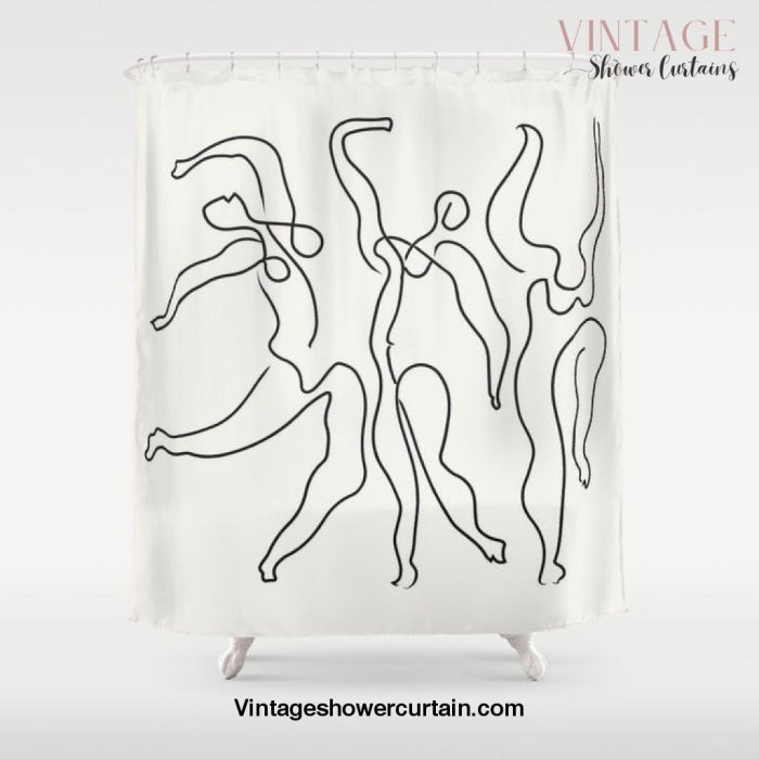 Three Dancers by Pablo Picasso Shower Curtain Offical Vintage Shower Curtain Merch