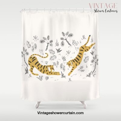 Tiger Dive Shower Curtain Offical Vintage Shower Curtain Merch